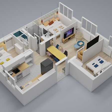 Bienvenue Chez Ed Apartment Villeurbanne Exterior foto